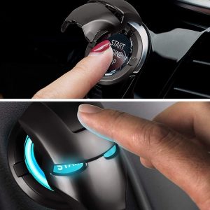 Hot Trend Product Ironman Car Engine Ignition Start Stop Button Universal Protective Cover